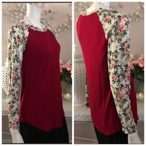 Goo Yoo Floral Long Sleeve Top